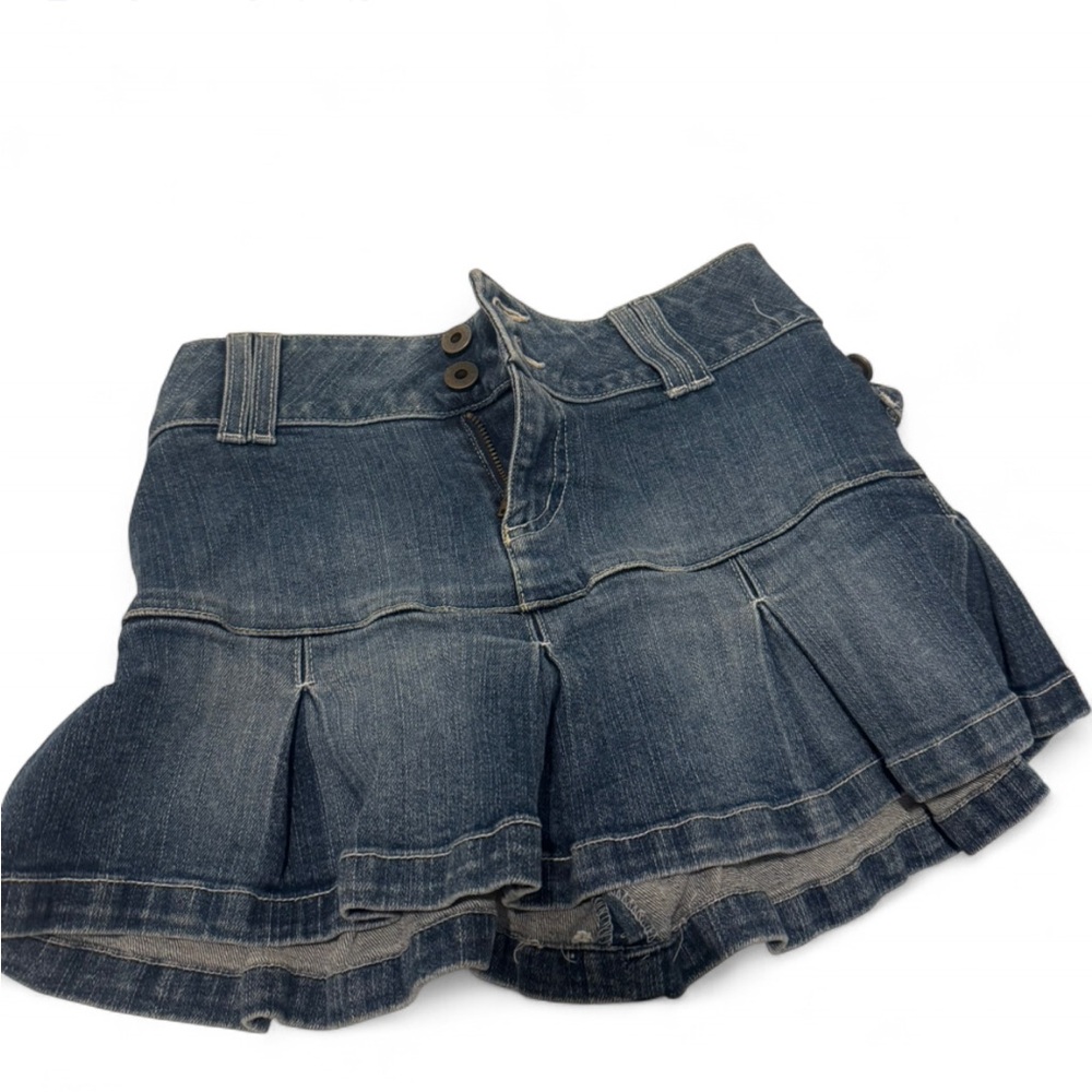 Vintage rare GUESS denim mini skirt